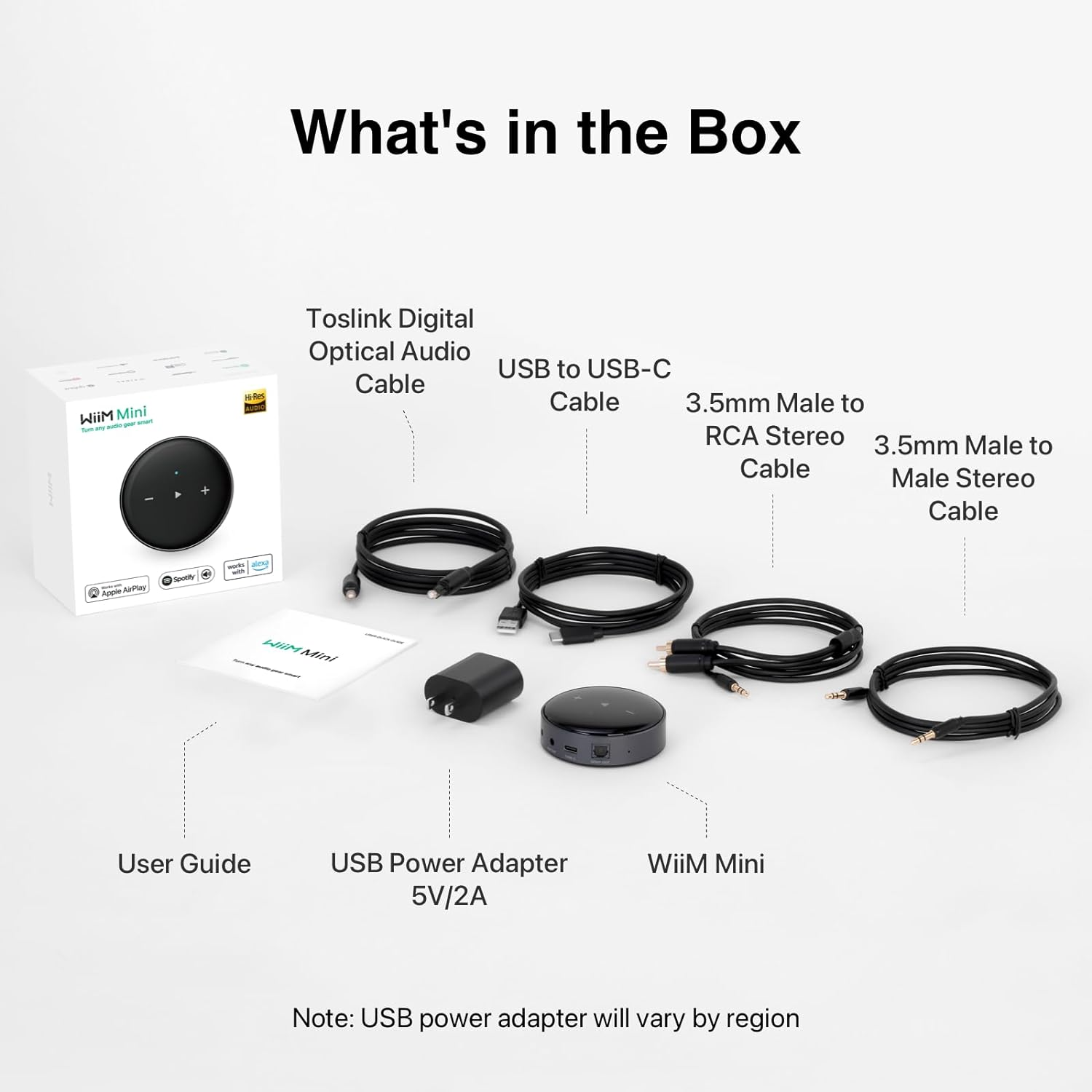 WiiM Mini - Diffuseur de musique intelligent
