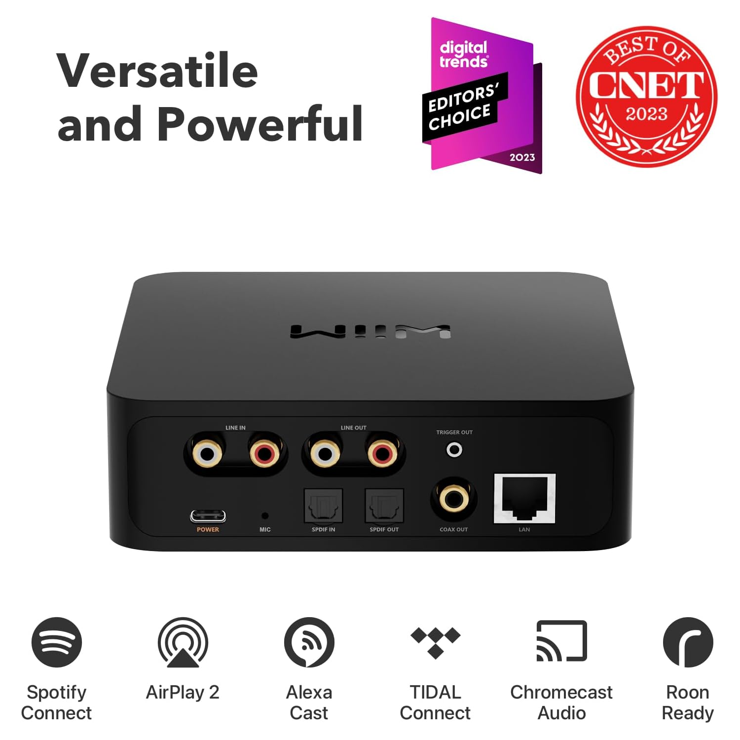 WiiM Pro - Streamer de musique polyvalent de qualité audiophile