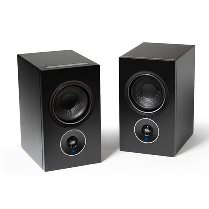 PSB Alpha iQ Powered Bookshelf Speakers - Streaming with BluOS
