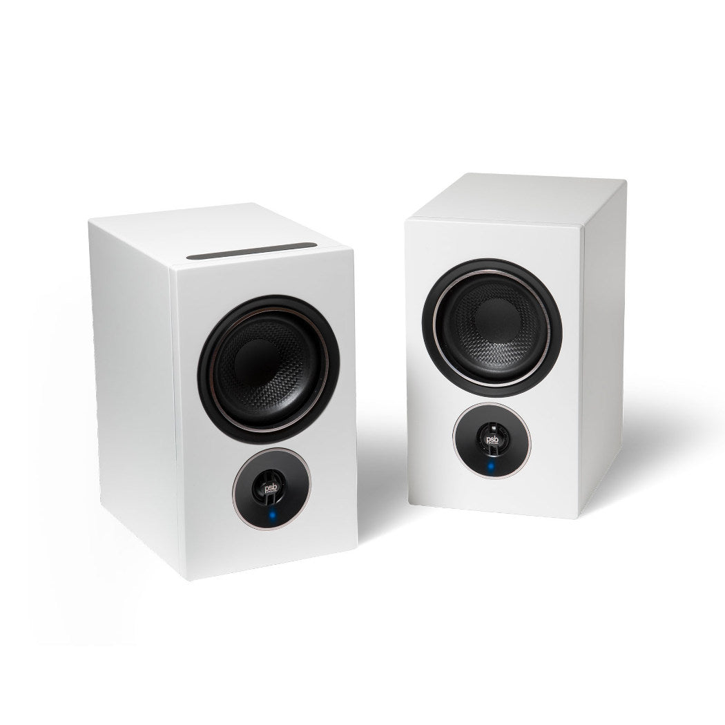 PSB Alpha iQ Powered Bookshelf Speakers - Streaming with BluOS