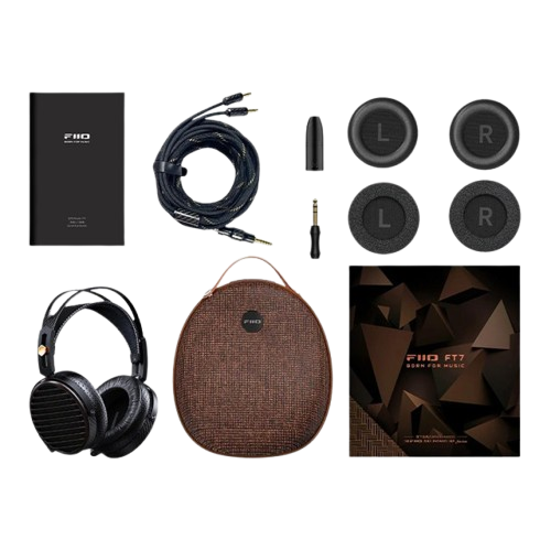FiiO FT7 Gold Diaphragm Open-Back Planar Headphones