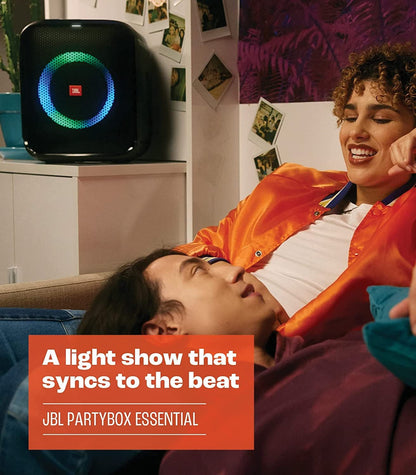 JBL PartyBox Encore Essential - Party Speaker with Powerful 100W Sound