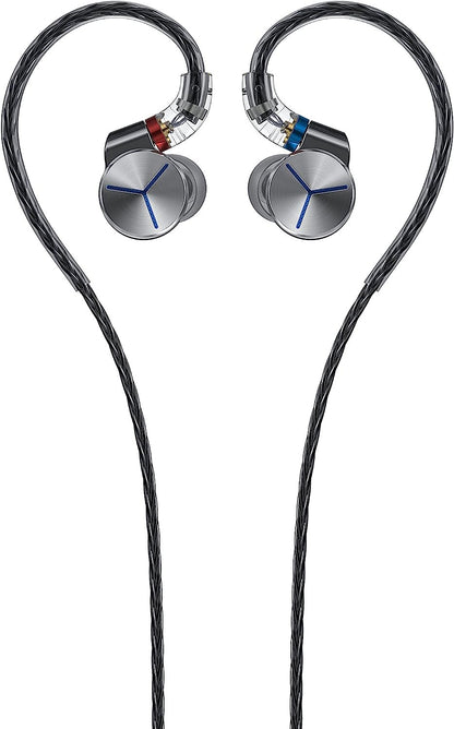 FiiO FA7S 6BA Earphones - High-Res, MMCX, Swappable Plugs, Silver - Used