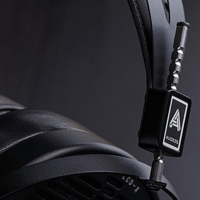 Audeze LCD-X Over Ear Open Back Headphone Close Up Headband