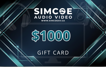 Simcoe Audio Video Gift Card