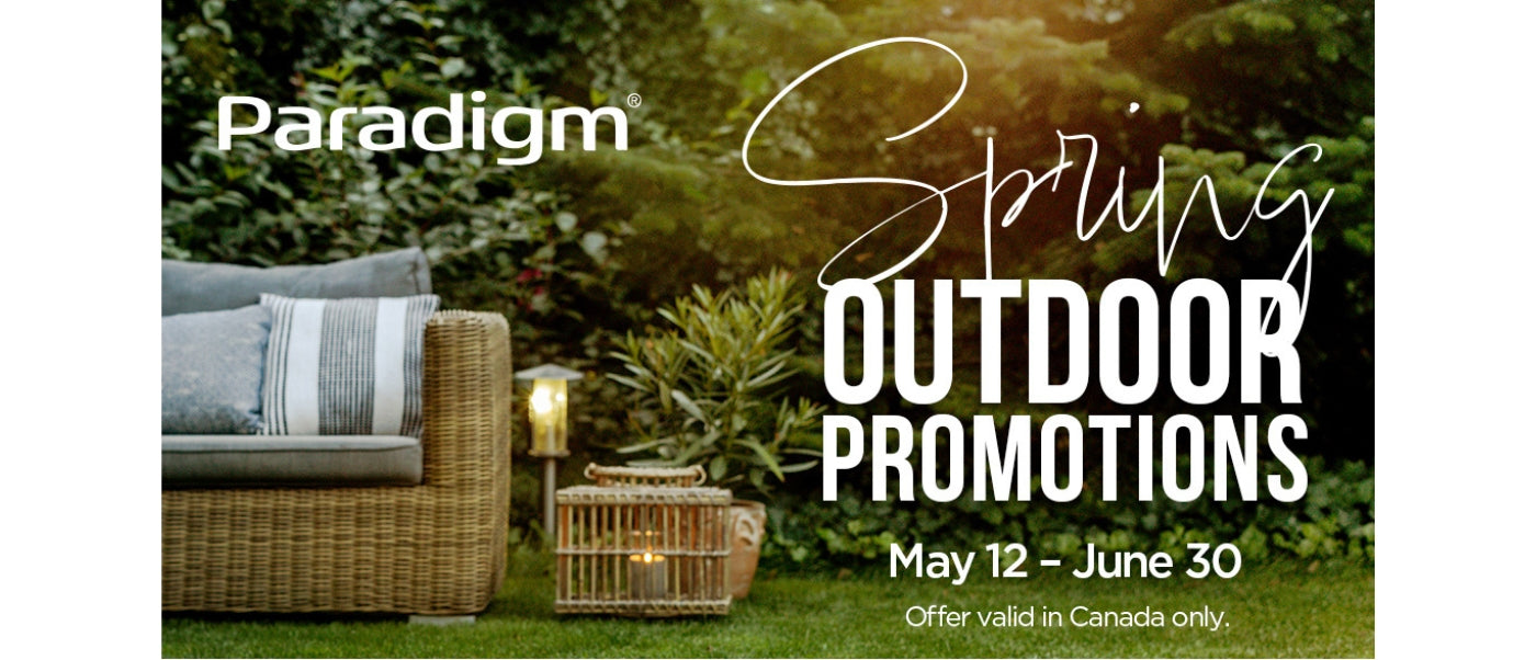 Paradigm Outdoor Spring Promotions Banner