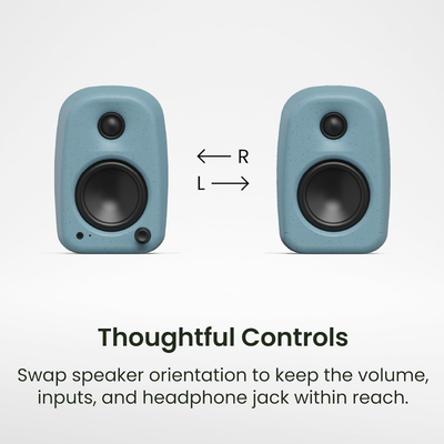 Kanto UKI Powered Desktop Speakers with USB-C, Bluetooth 5.3 & Sub Out