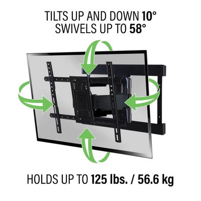 Sanus VLFS820 Articulating Wall Mount for TVs 40-90"