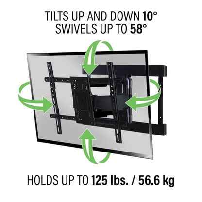 Sanus VFLS820 Articulating Wall Mount for TVs 40-90"