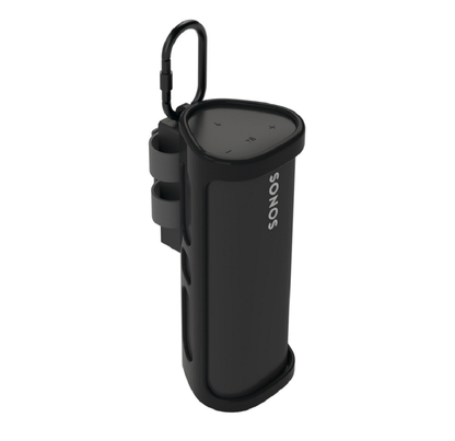 Flexson Mountable Travel Cover for Sonos Roam - Black - Each #color_black